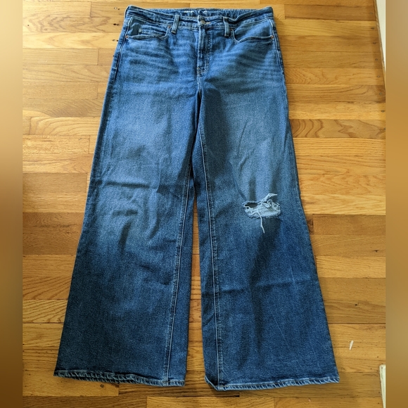 Old Navy Denim - Old Navy Sky High Wide Leg Jeans